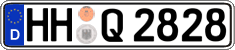 German license plate, Regular plates
