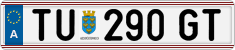 License plate of Austria, Regular plates