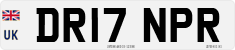License plate of the United Kingdom, 2001 year system