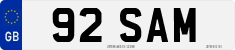 License plate of the United Kingdom, 1932 year system