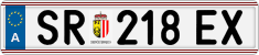 License plate of Austria, Regular plates