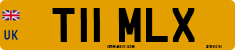 License plate of the United Kingdom, 1983 year system