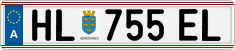 License plate of Austria, Regular plates