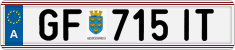 License plate of Austria, Regular plates