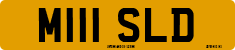 License plate of the United Kingdom, 1983 year system