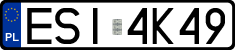 License plates of Poland, Regular car plates