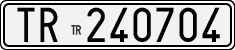 License plate of Italy, Cars (1927 year series)