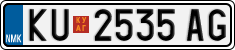 License plate of North Macedonia, Regular plates (2012)