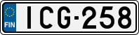 License plate of Finland, Cars