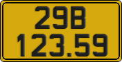 License plate of Vietnam, Commercial vehicles