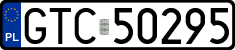 License plates of Poland, Regular car plates