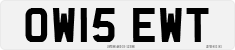License plate of the United Kingdom, 2001 year system