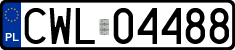 License plates of Poland, Regular car plates