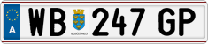 License plate of Austria, Regular plates