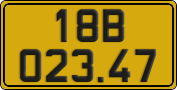 License plate of Vietnam, Commercial vehicles