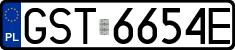 License plates of Poland, Regular car plates