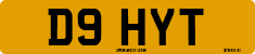 License plate of the United Kingdom, 1983 year system