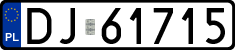 License plates of Poland, Regular car plates