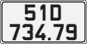 License plate of Vietnam, Cars