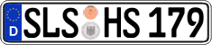 German license plate, Regular plates