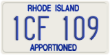 Rhode Island, Apportioned