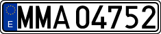 License plates of Spain, Official and military plates
