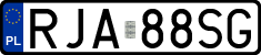 License plates of Poland, Regular car plates