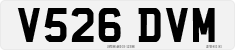License plate of the United Kingdom, 1983 year system