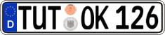 German license plate, Regular plates
