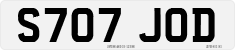 License plate of the United Kingdom, 1983 year system