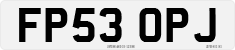 License plate of the United Kingdom, 2001 year system