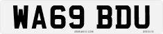 License plate of the United Kingdom, 2001 year system