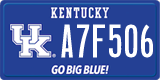 Kentucky, Specialty plates (A1B234)