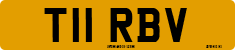 License plate of the United Kingdom, 1983 year system