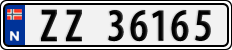 License plate of Norway, Cars