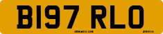 License plate of the United Kingdom, 1983 year system