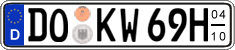 German license plate, Seasonal plates (Oldtimers)