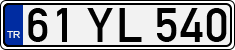 License plate of Turkey, Regular plates