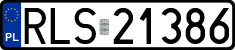 License plates of Poland, Regular car plates