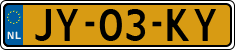 License plate of the Netherlands, Cars