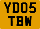 License plate of the United Kingdom, 2001 year system