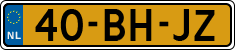 License plate of the Netherlands, Light Commercial Vehicles (1994 system)