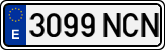 License plates of Spain, Ordinary (2000)