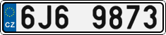 License plate of the Czech Republic, Cars (2001)