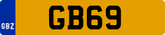 License plate of Gibraltar, Regular car plates (G 12345)