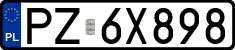 License plates of Poland, Regular car plates