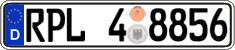 German license plate, Regional authorities