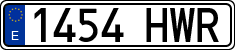 License plates of Spain, Ordinary (2000)