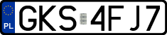 License plates of Poland, Regular car plates