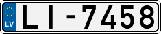 License plate of Latvia, Regular car plates